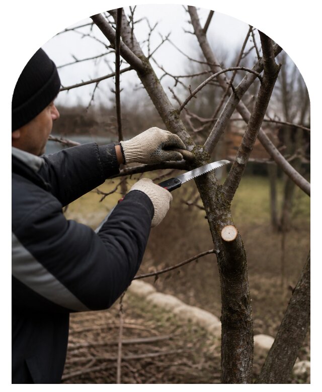 Профессиональная обрезка плодовых деревьев в Березниках