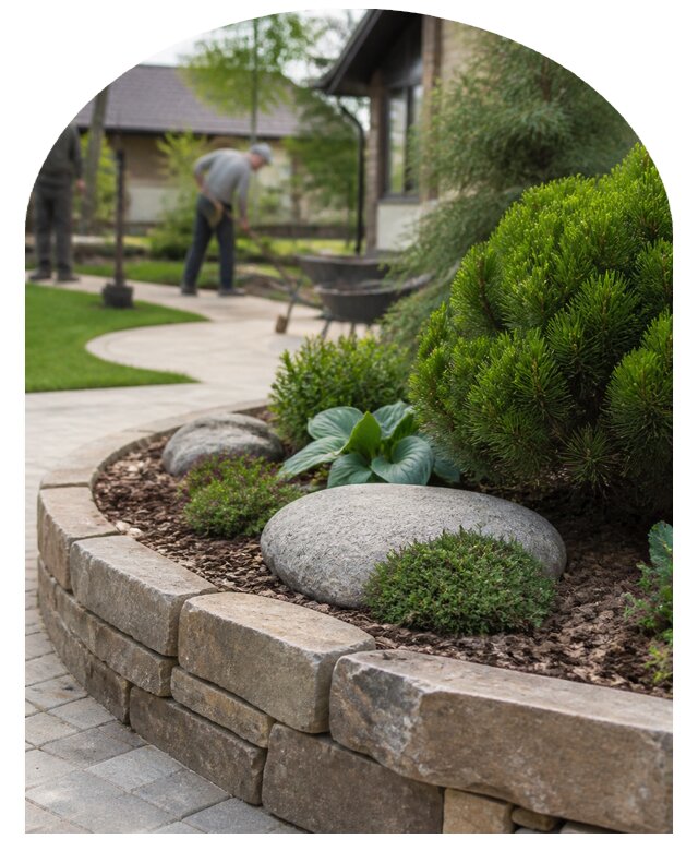 Клумбы из камня в Березниках по цене от 8754 р. | Метпроект-Брз